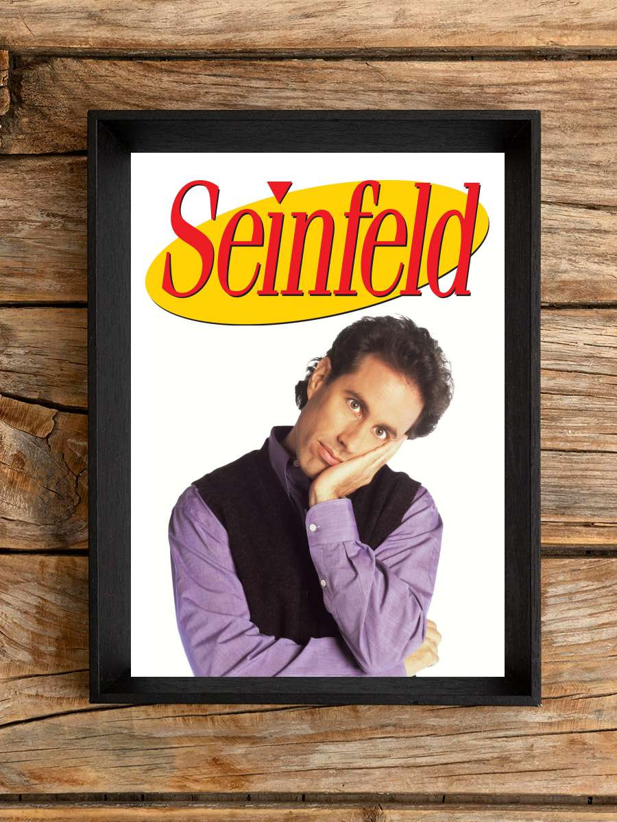 Seinfeld Dizi Tablo Siyah Çerçeveli Dizi Poster Duvar Tablo