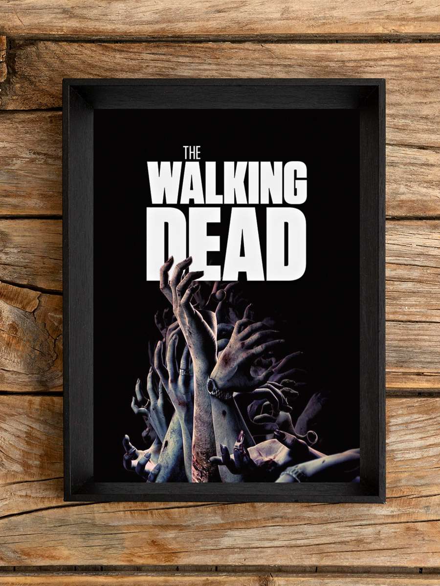 The Walking Dead Dizi Tablo Siyah Çerçeveli Dizi Poster Duvar Tablo