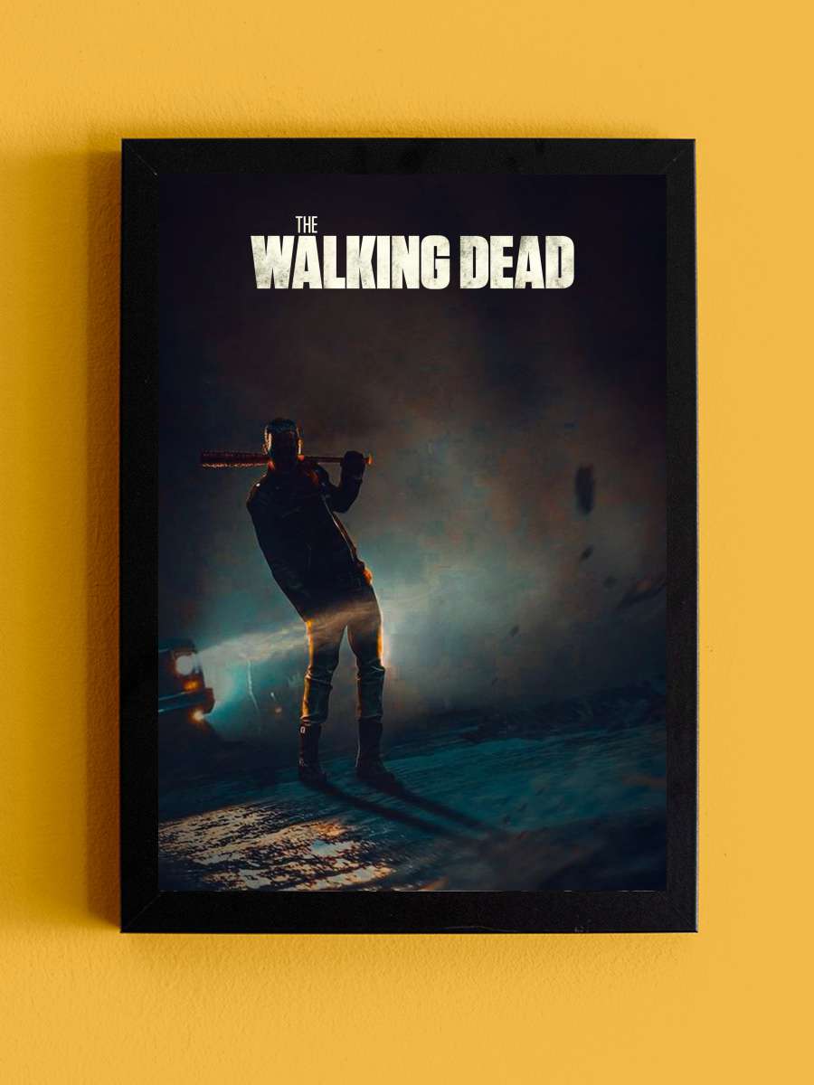 The Walking Dead Dizi Tablo Siyah Çerçeveli Dizi Poster Duvar Tablo