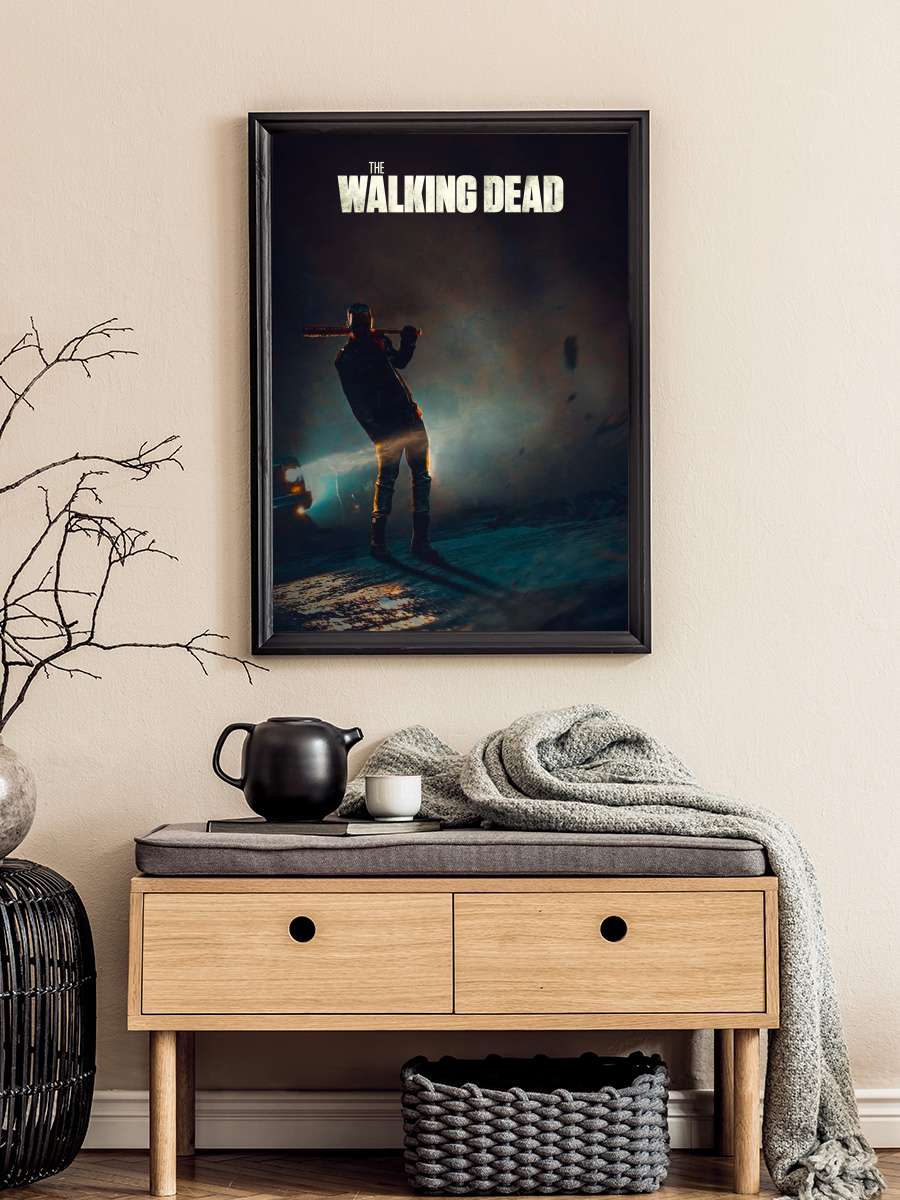 The Walking Dead Dizi Tablo Siyah Çerçeveli Dizi Poster Duvar Tablo