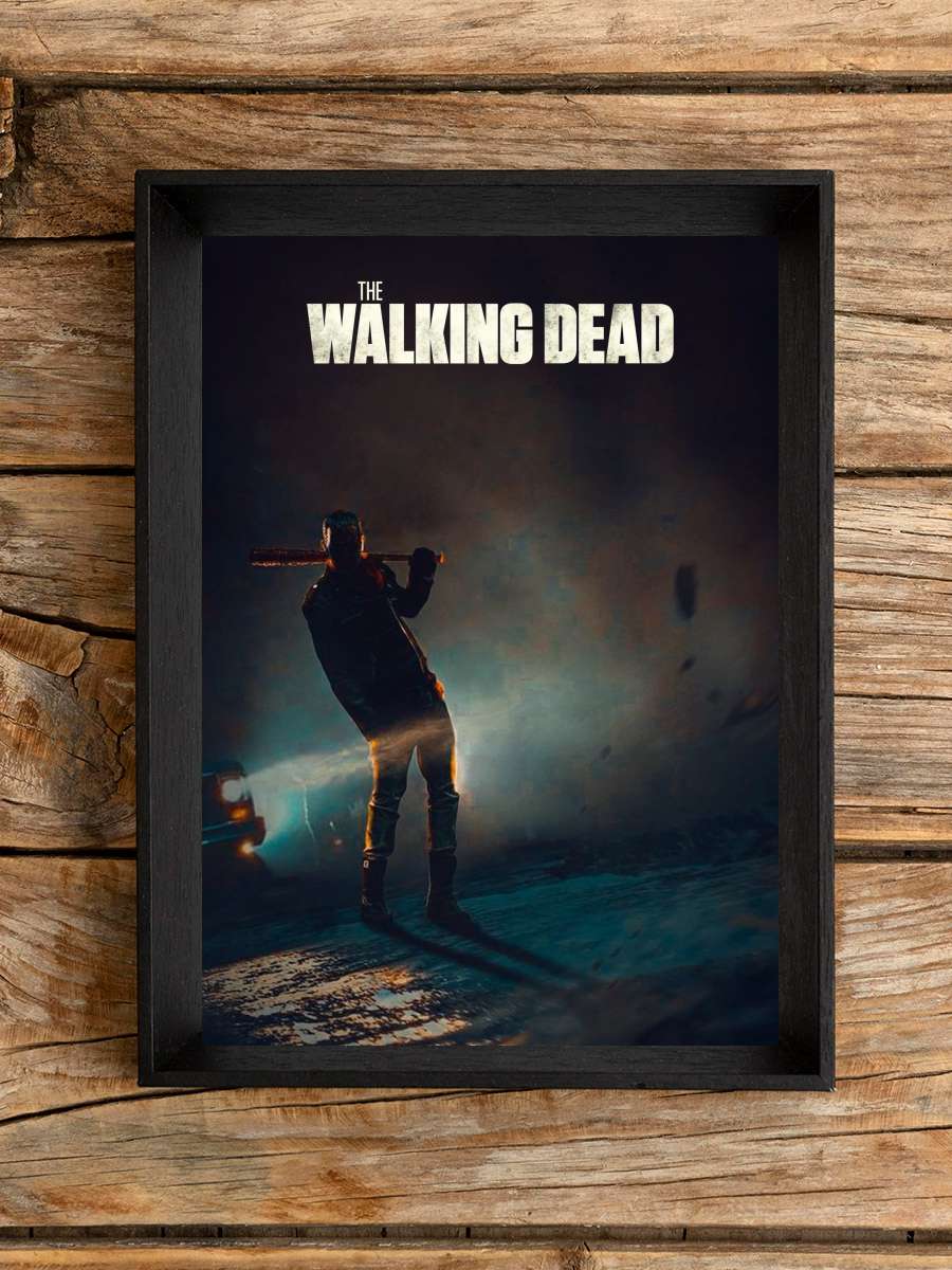 The Walking Dead Dizi Tablo Siyah Çerçeveli Dizi Poster Duvar Tablo