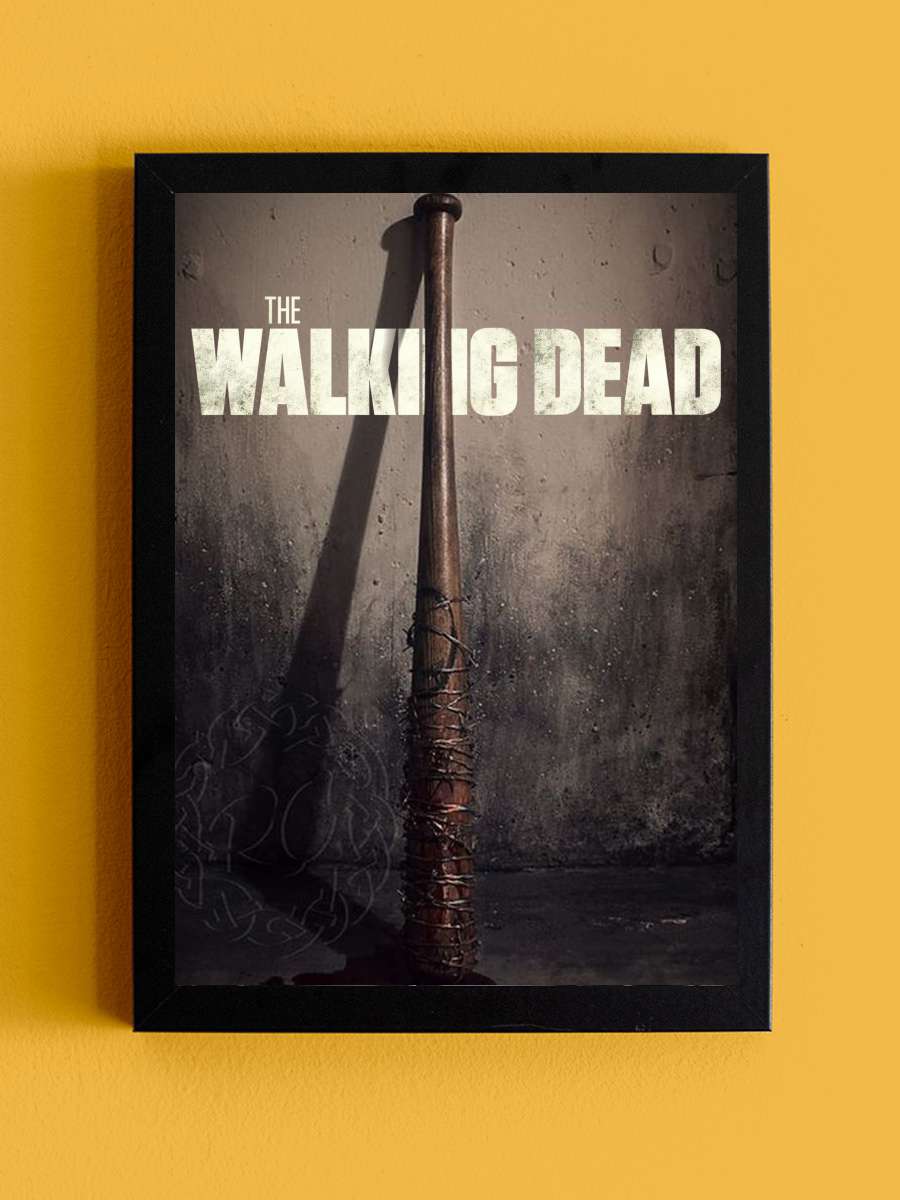 The Walking Dead Dizi Tablo Siyah Çerçeveli Dizi Poster Duvar Tablo