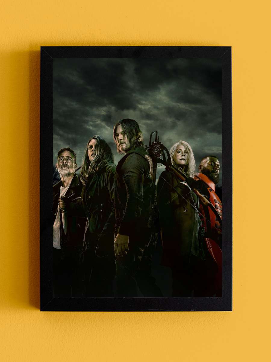 The Walking Dead Dizi Tablo Siyah Çerçeveli Dizi Poster Duvar Tablo