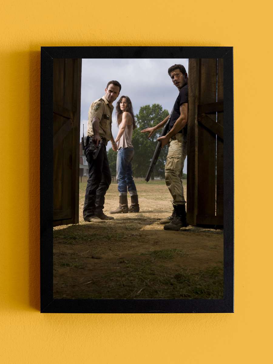 The Walking Dead Dizi Tablo Siyah Çerçeveli Dizi Poster Duvar Tablo