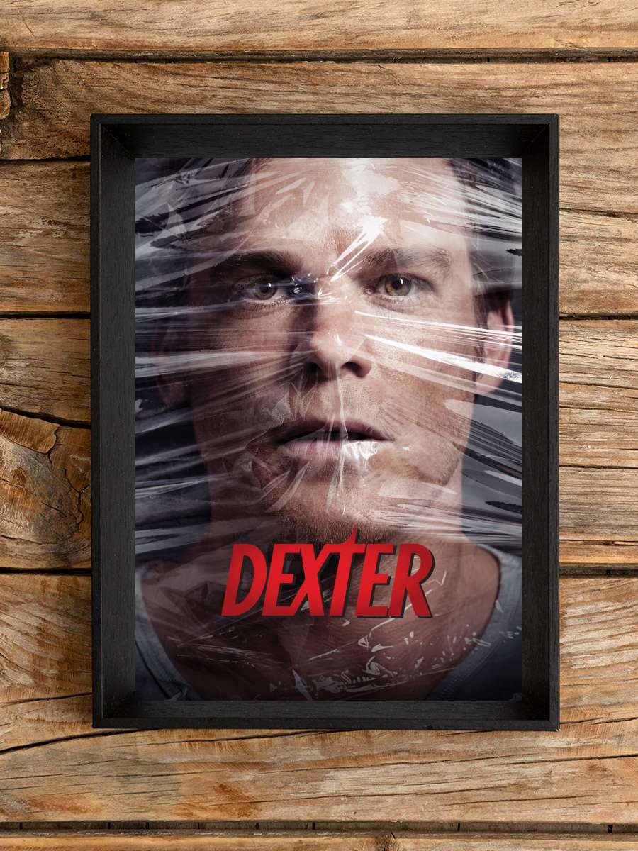 Dexter Dizi Tablo Siyah Çerçeveli Dizi Poster Duvar Tablo