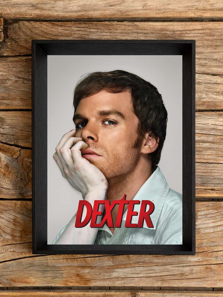 Dexter Dizi Tablo Siyah Çerçeveli Dizi Poster Duvar Tablo