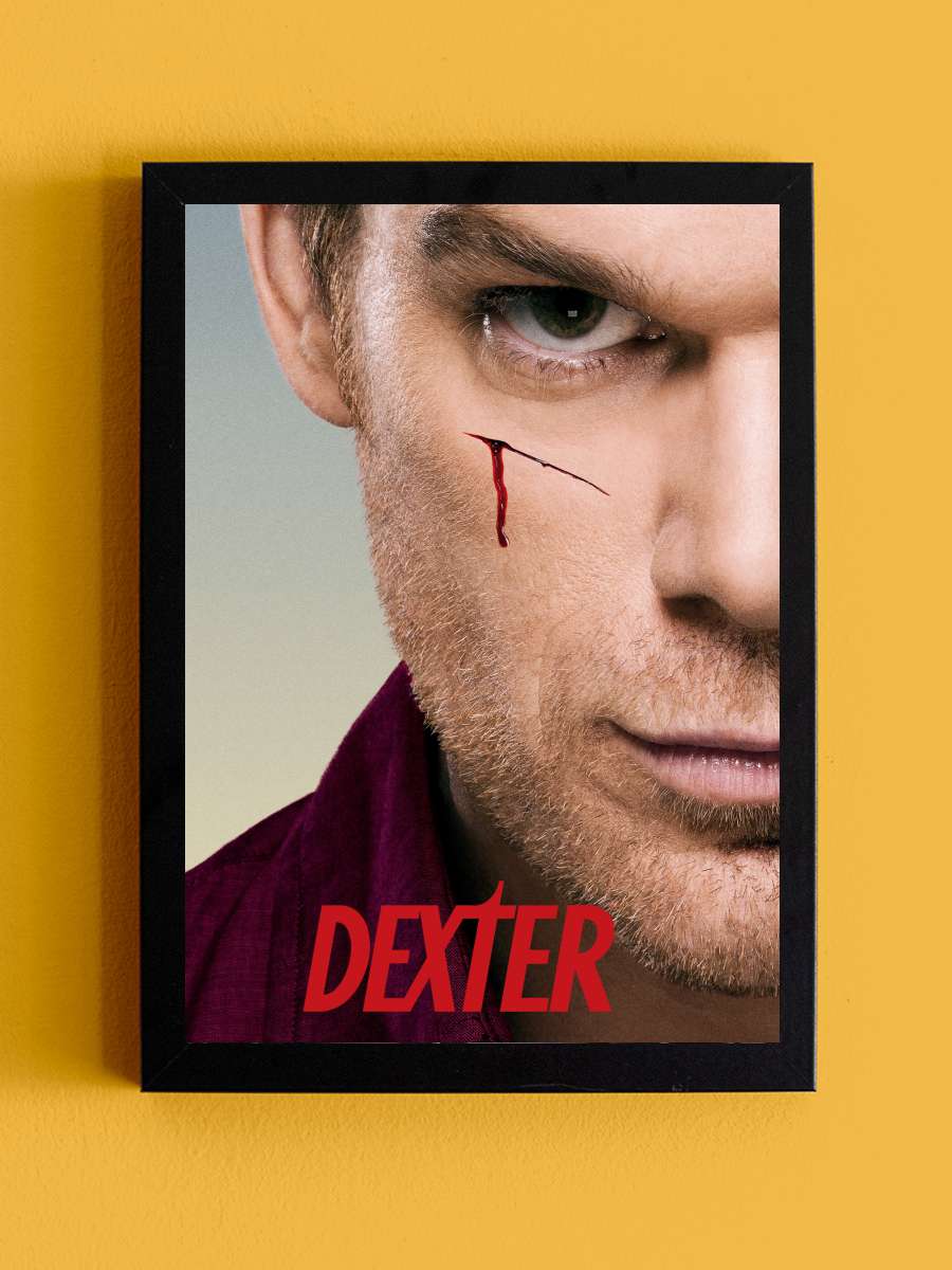 Dexter Dizi Tablo Siyah Çerçeveli Dizi Poster Duvar Tablo