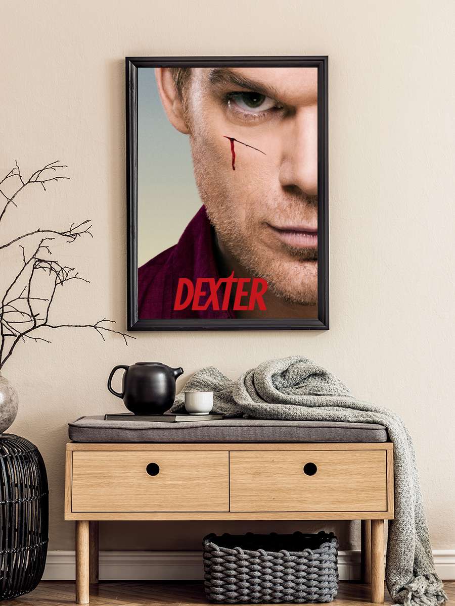 Dexter Dizi Tablo Siyah Çerçeveli Dizi Poster Duvar Tablo