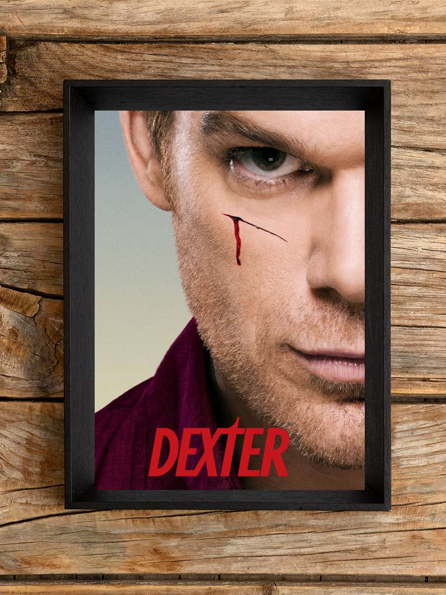 Dexter Dizi Tablo Siyah Çerçeveli Dizi Poster Duvar Tablo