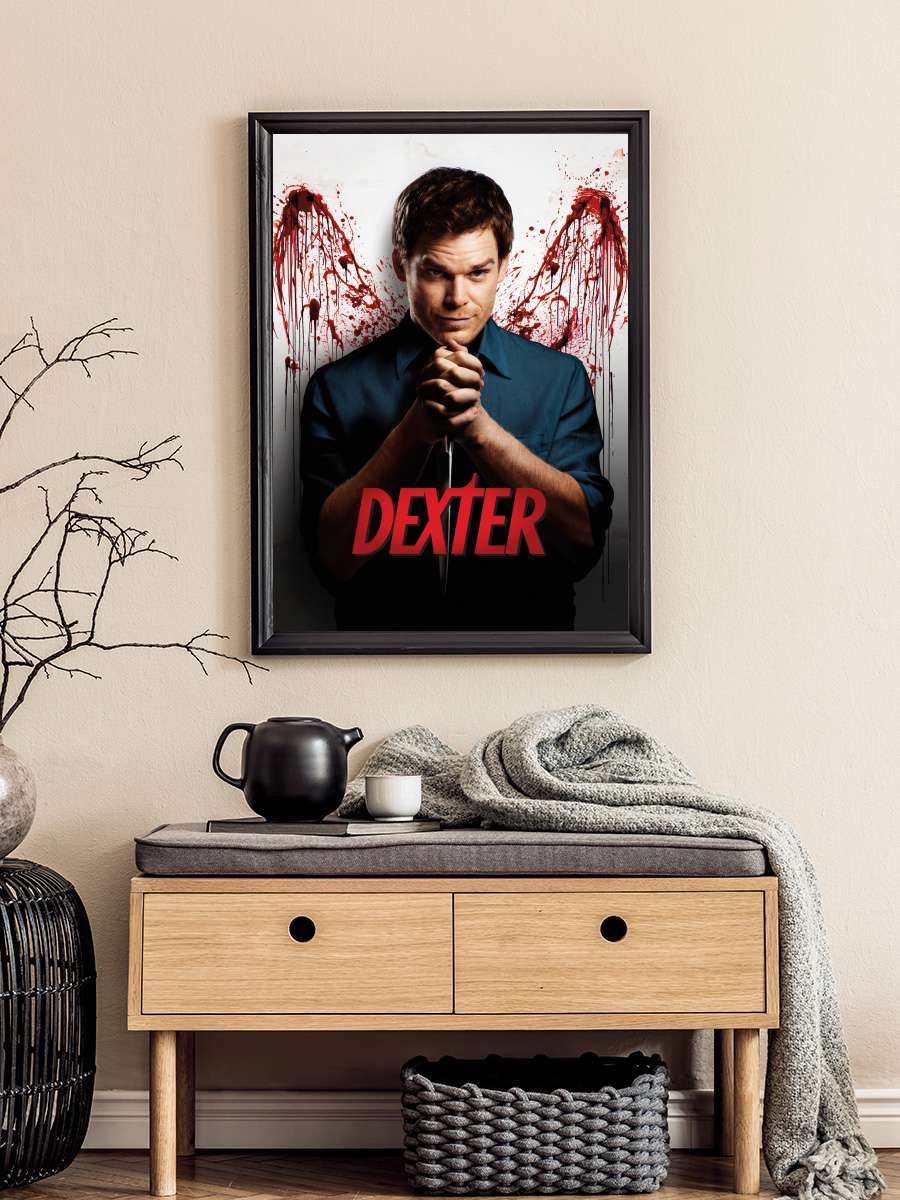 Dexter Dizi Tablo Siyah Çerçeveli Dizi Poster Duvar Tablo