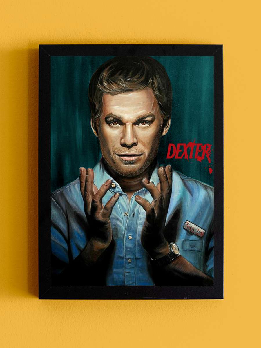 Dexter Dizi Tablo Siyah Çerçeveli Dizi Poster Duvar Tablo