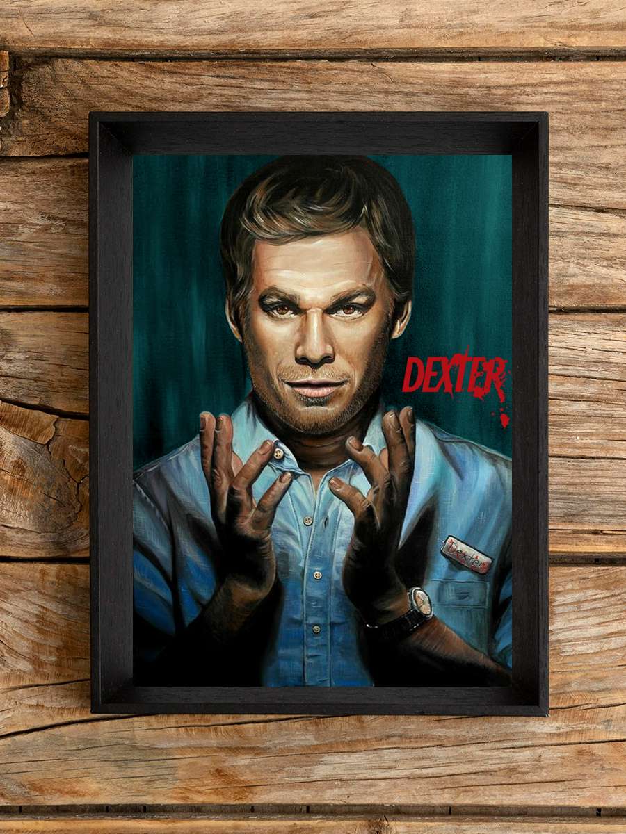 Dexter Dizi Tablo Siyah Çerçeveli Dizi Poster Duvar Tablo