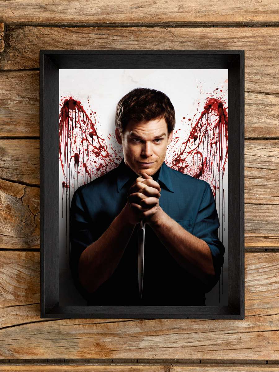 Dexter Dizi Tablo Siyah Çerçeveli Dizi Poster Duvar Tablo