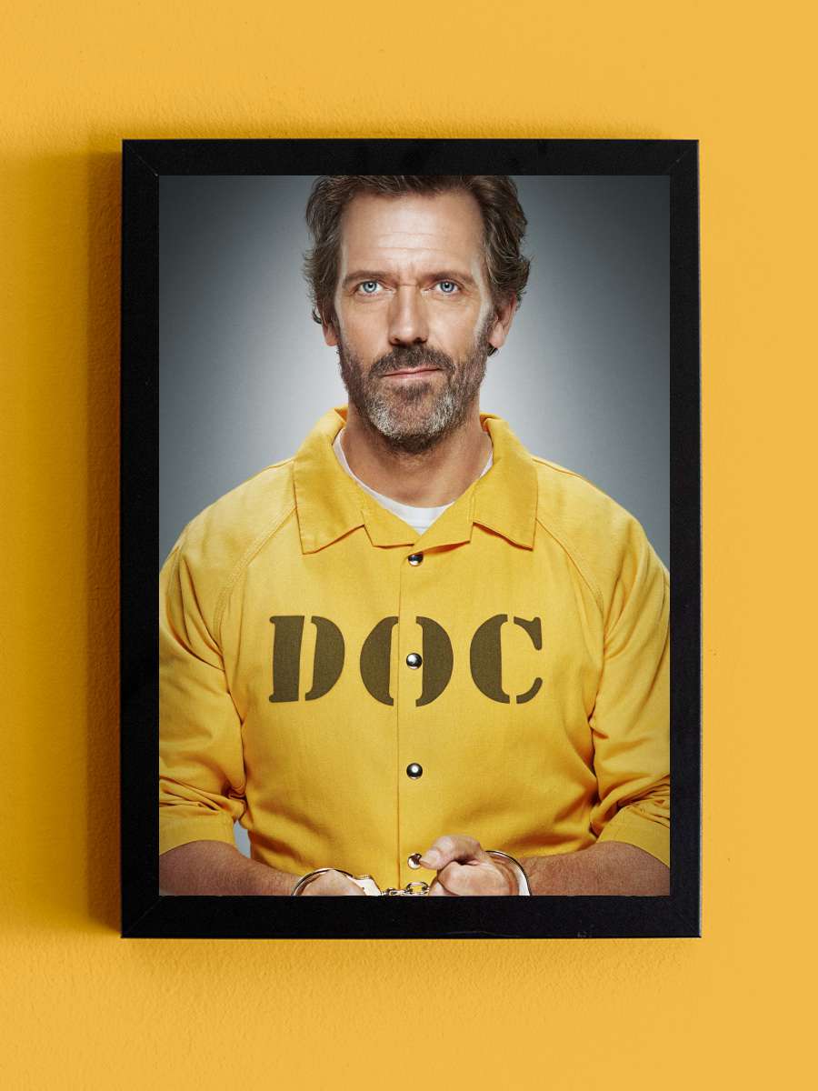 House, M.D. - House Dizi Tablo Siyah Çerçeveli Dizi Poster Duvar Tablo