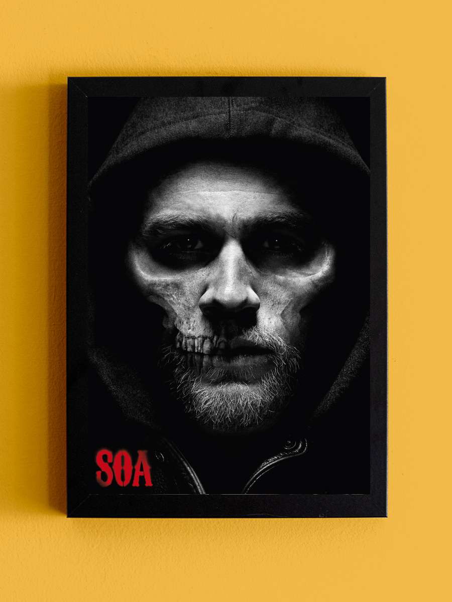 Sons of Anarchy Dizi Tablo Siyah Çerçeveli Dizi Poster Duvar Tablo