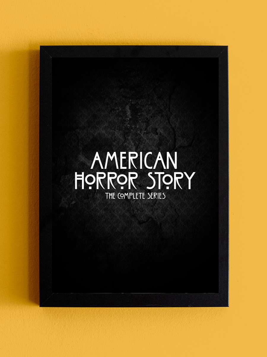 American Horror Story Dizi Tablo Siyah Çerçeveli Dizi Poster Duvar Tablo