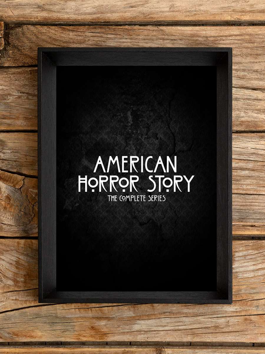 American Horror Story Dizi Tablo Siyah Çerçeveli Dizi Poster Duvar Tablo