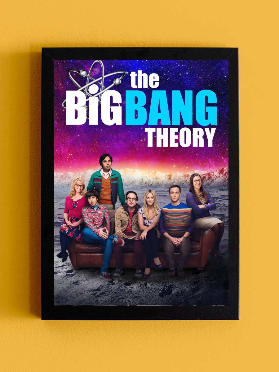 The Big Bang Theory Dizi Tablo Siyah Çerçeveli Dizi Poster Duvar Tablo