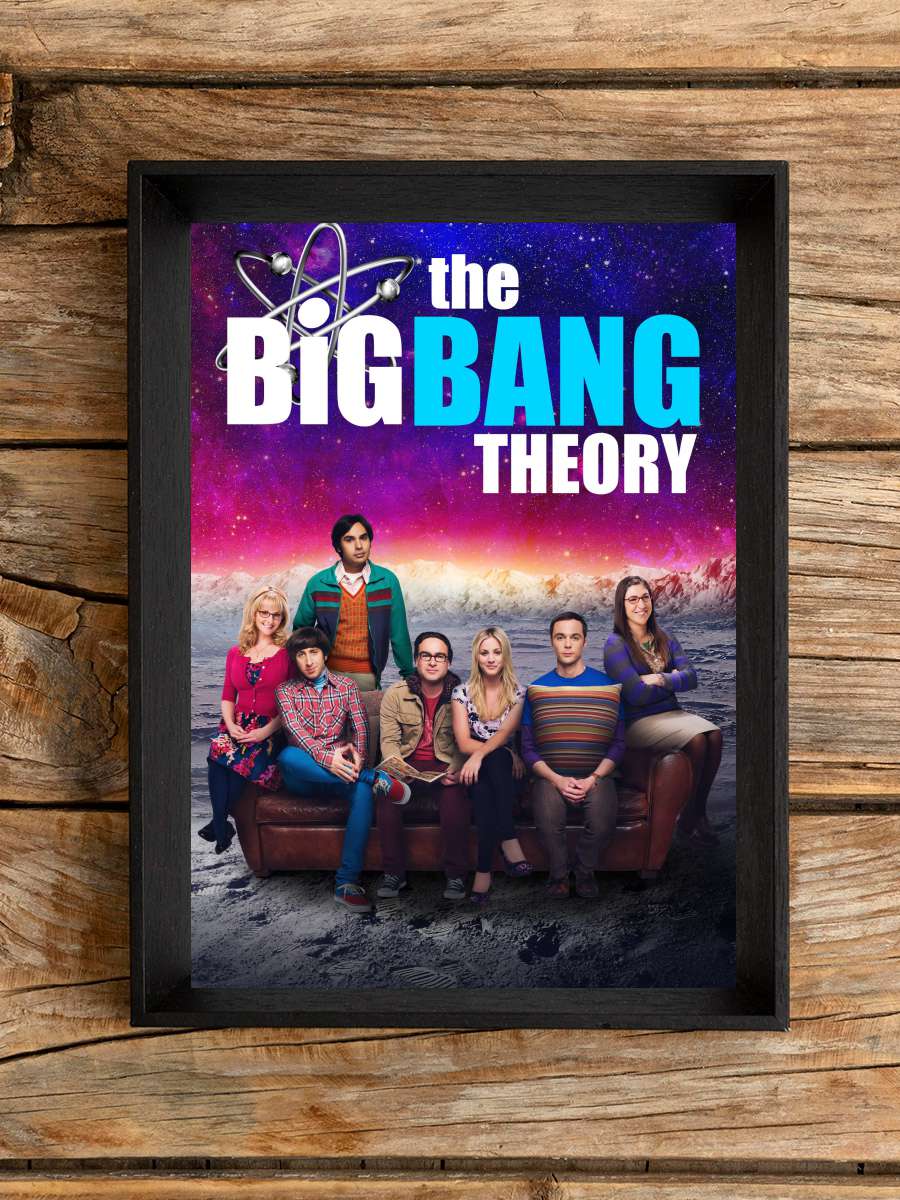 The Big Bang Theory Dizi Tablo Siyah Çerçeveli Dizi Poster Duvar Tablo