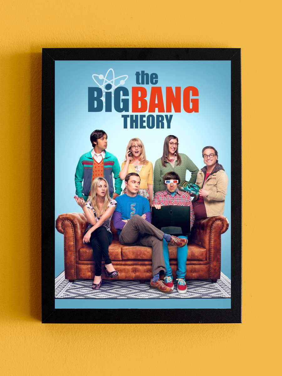 The Big Bang Theory Dizi Tablo Siyah Çerçeveli Dizi Poster Duvar Tablo