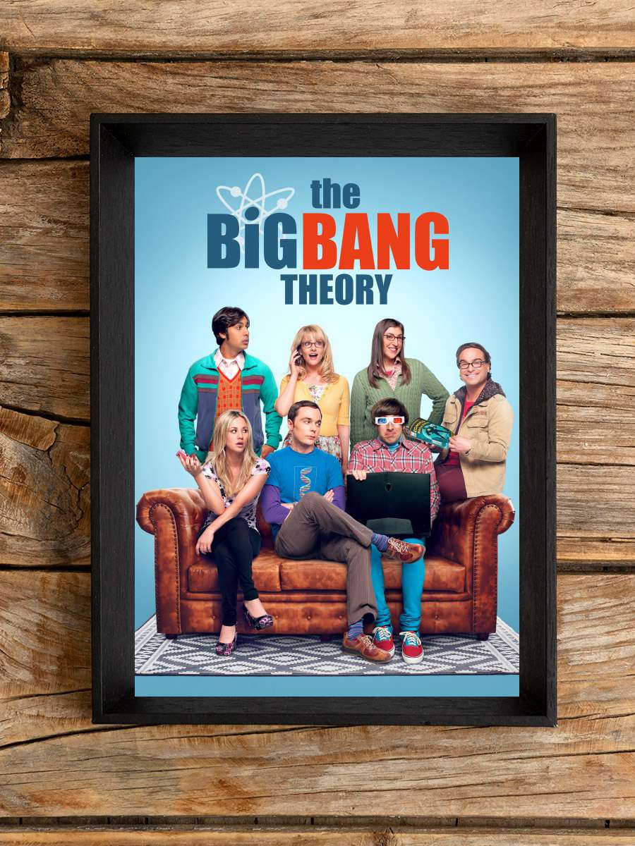 The Big Bang Theory Dizi Tablo Siyah Çerçeveli Dizi Poster Duvar Tablo