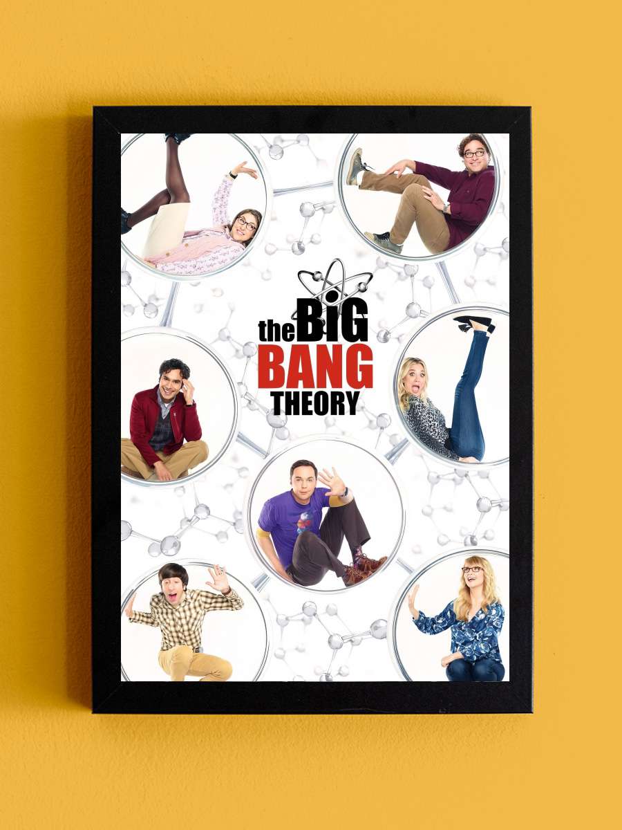 The Big Bang Theory Dizi Tablo Siyah Çerçeveli Dizi Poster Duvar Tablo