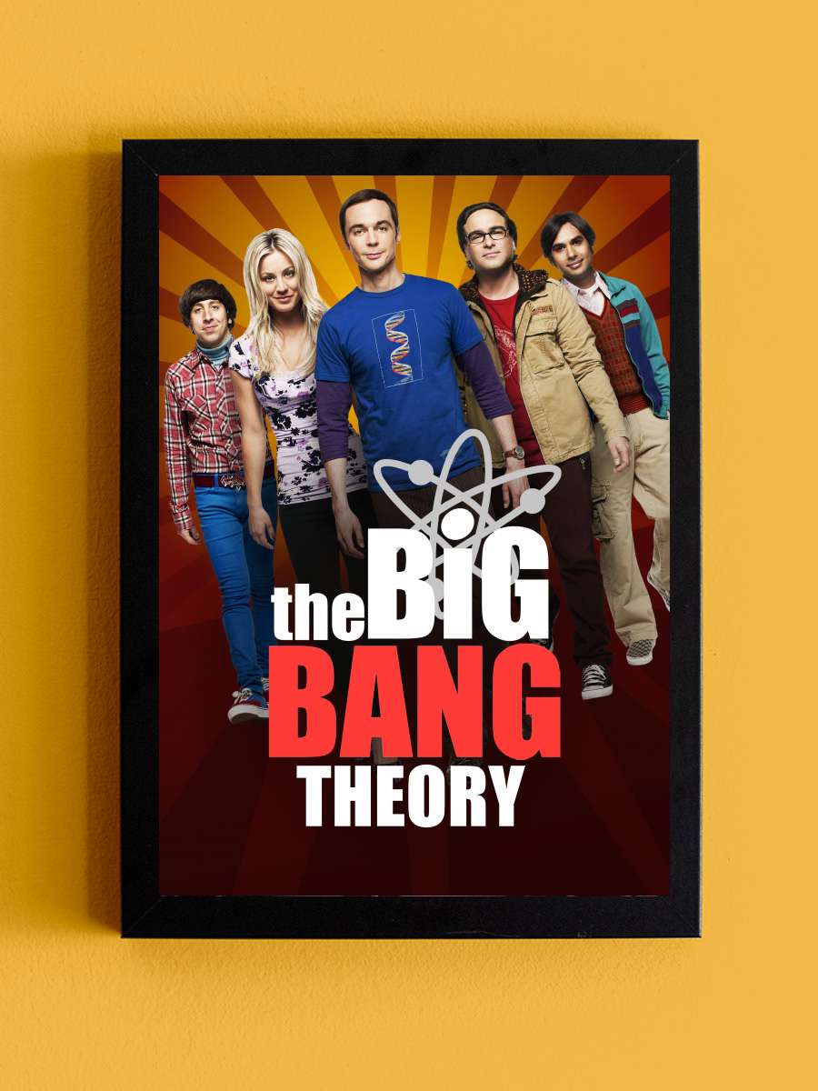 The Big Bang Theory Dizi Tablo Siyah Çerçeveli Dizi Poster Duvar Tablo