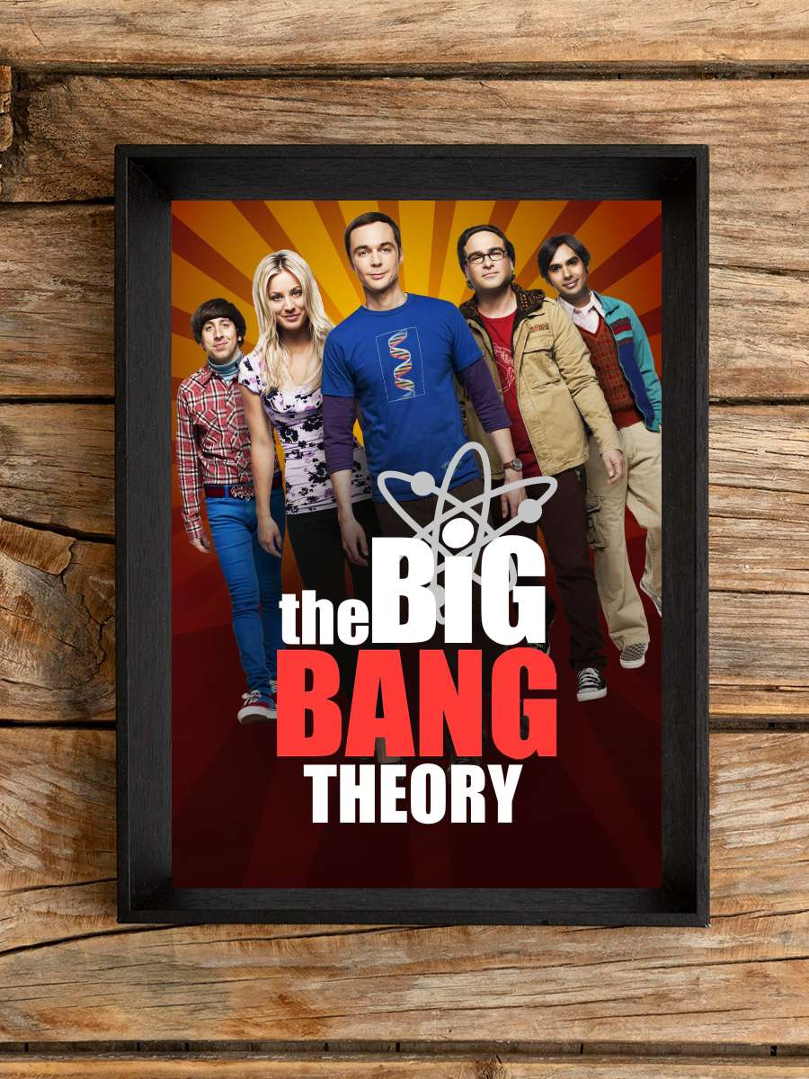 The Big Bang Theory Dizi Tablo Siyah Çerçeveli Dizi Poster Duvar Tablo