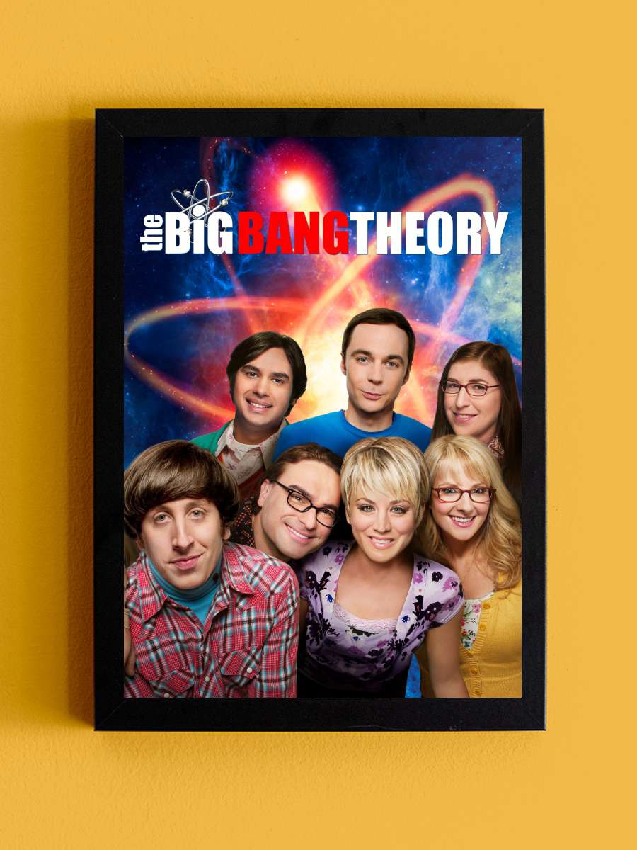 The Big Bang Theory Dizi Tablo Siyah Çerçeveli Dizi Poster Duvar Tablo