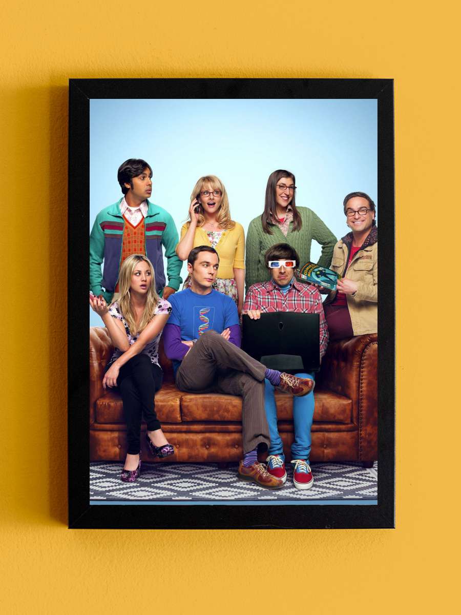 The Big Bang Theory Dizi Tablo Siyah Çerçeveli Dizi Poster Duvar Tablo