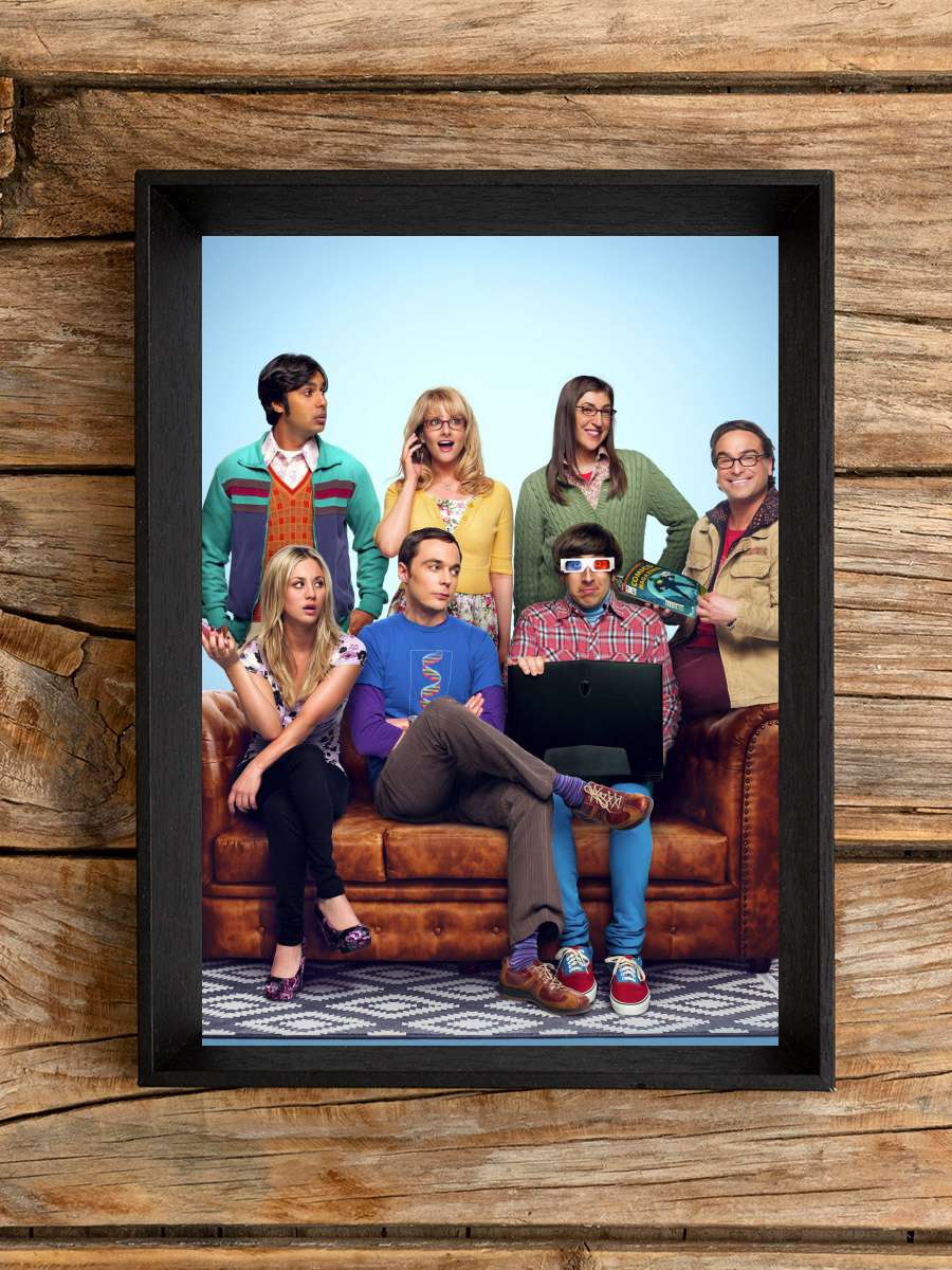 The Big Bang Theory Dizi Tablo Siyah Çerçeveli Dizi Poster Duvar Tablo