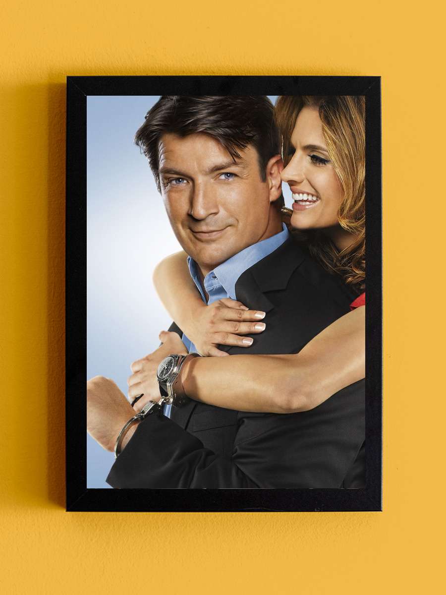 Castle Dizi Tablo Siyah Çerçeveli Dizi Poster Duvar Tablo