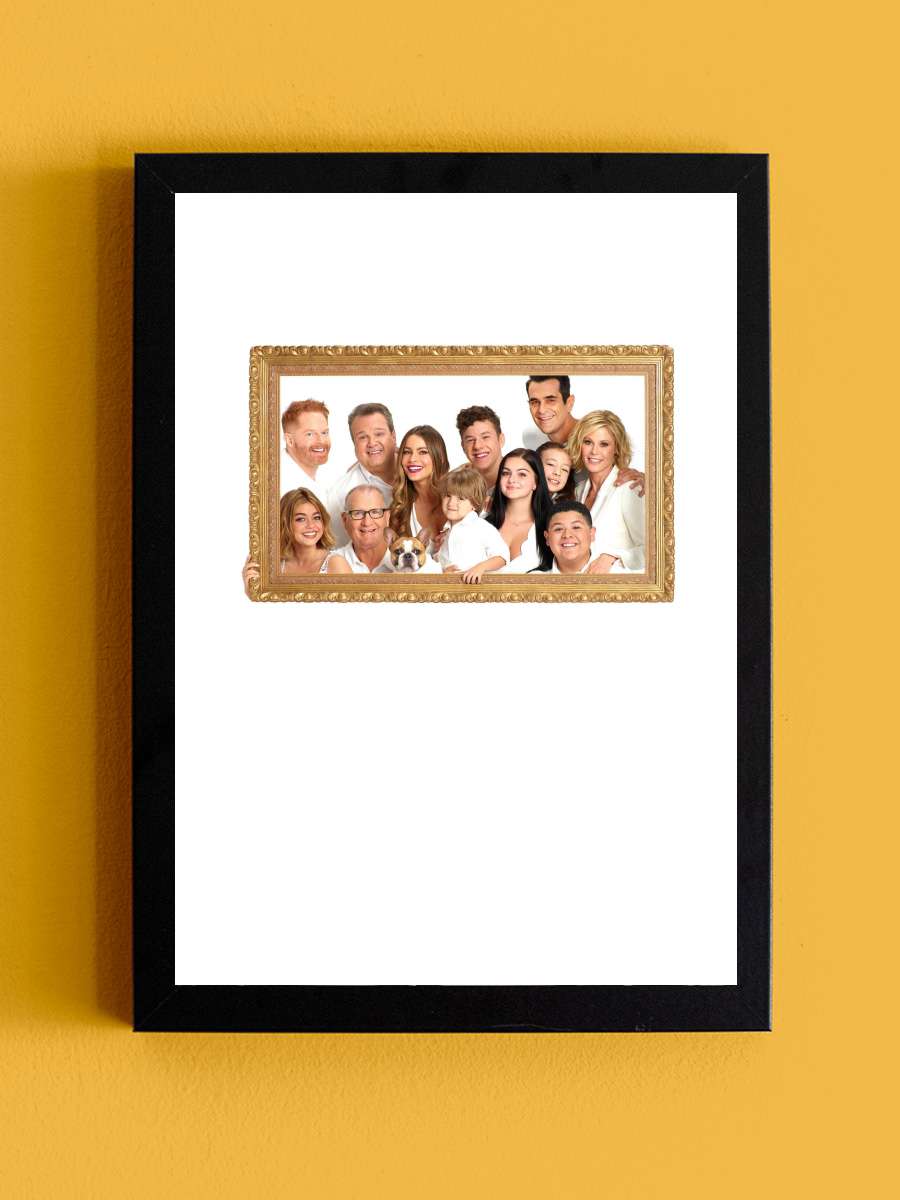 Modern Family Dizi Tablo Siyah Çerçeveli Dizi Poster Duvar Tablo