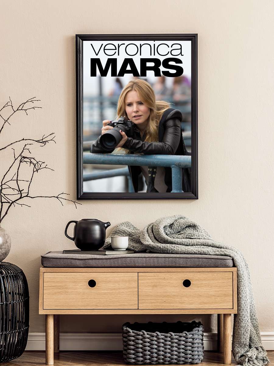 Veronica Mars Dizi Tablo Siyah Çerçeveli Dizi Poster Duvar Tablo