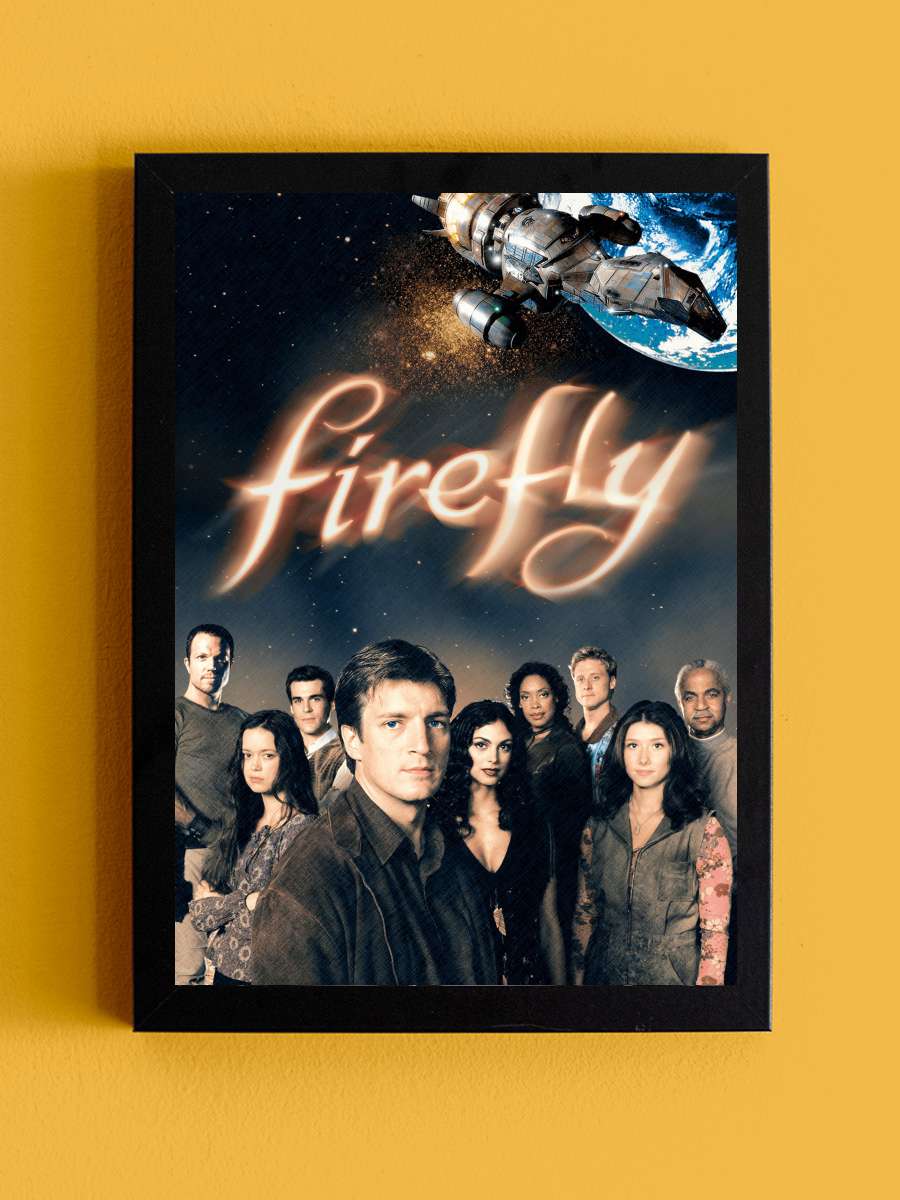 Firefly Dizi Tablo Siyah Çerçeveli Dizi Poster Duvar Tablo