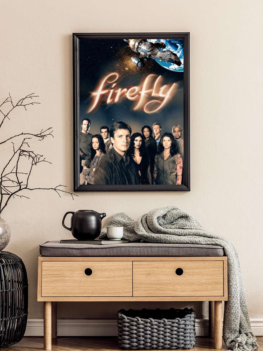 Firefly Dizi Tablo Siyah Çerçeveli Dizi Poster Duvar Tablo