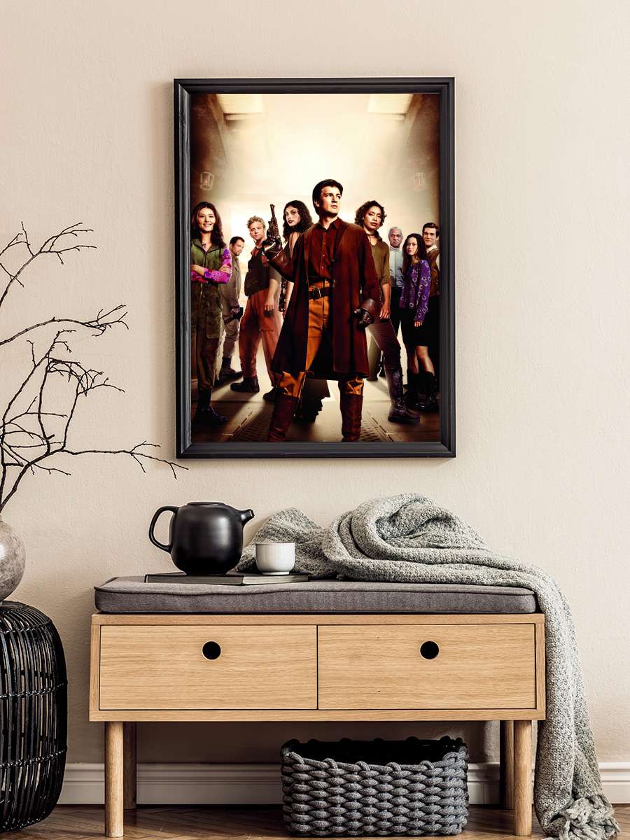 Firefly Dizi Tablo Siyah Çerçeveli Dizi Poster Duvar Tablo