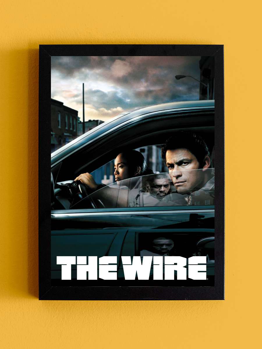 The Wire Dizi Tablo Siyah Çerçeveli Dizi Poster Duvar Tablo