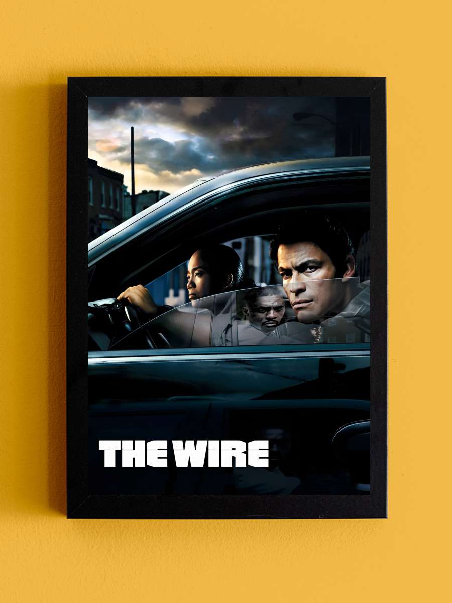 The Wire Dizi Tablo Siyah Çerçeveli Dizi Poster Duvar Tablo