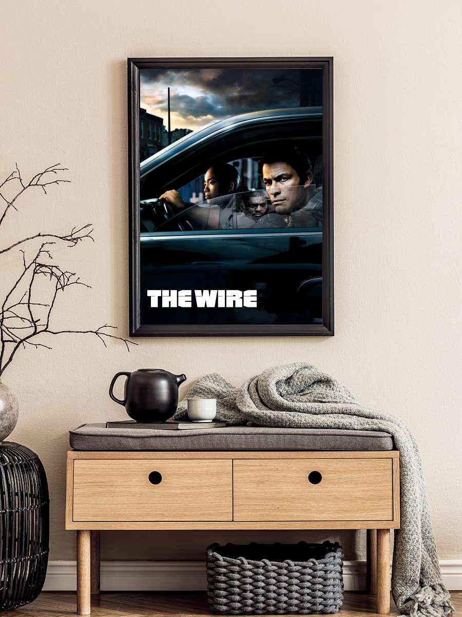 The Wire Dizi Tablo Siyah Çerçeveli Dizi Poster Duvar Tablo