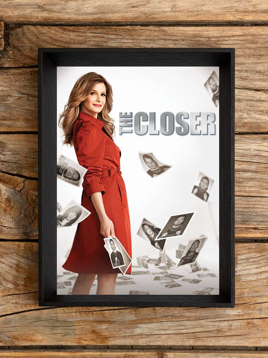 The Closer Dizi Tablo Siyah Çerçeveli Dizi Poster Duvar Tablo