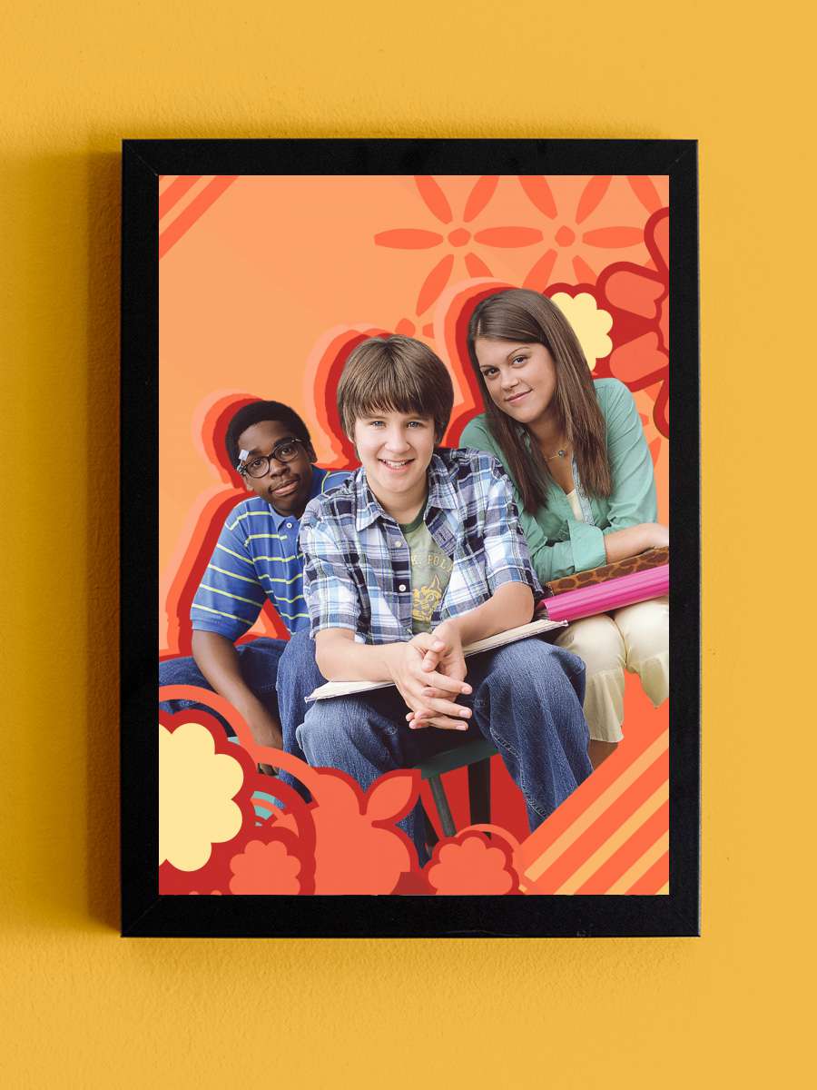 Ned's Declassified School Survival Guide Dizi Tablo Siyah Çerçeveli Dizi Poster Duvar Tablo