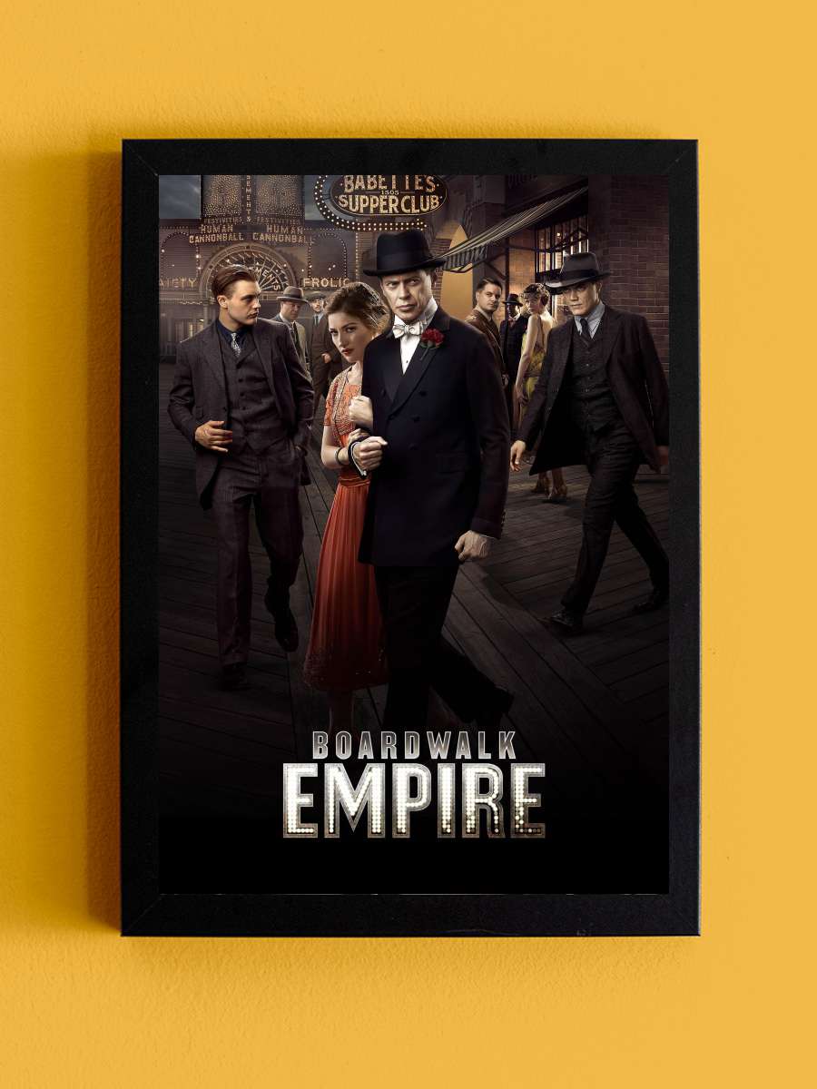 Boardwalk Empire Dizi Tablo Siyah Çerçeveli Dizi Poster Duvar Tablo