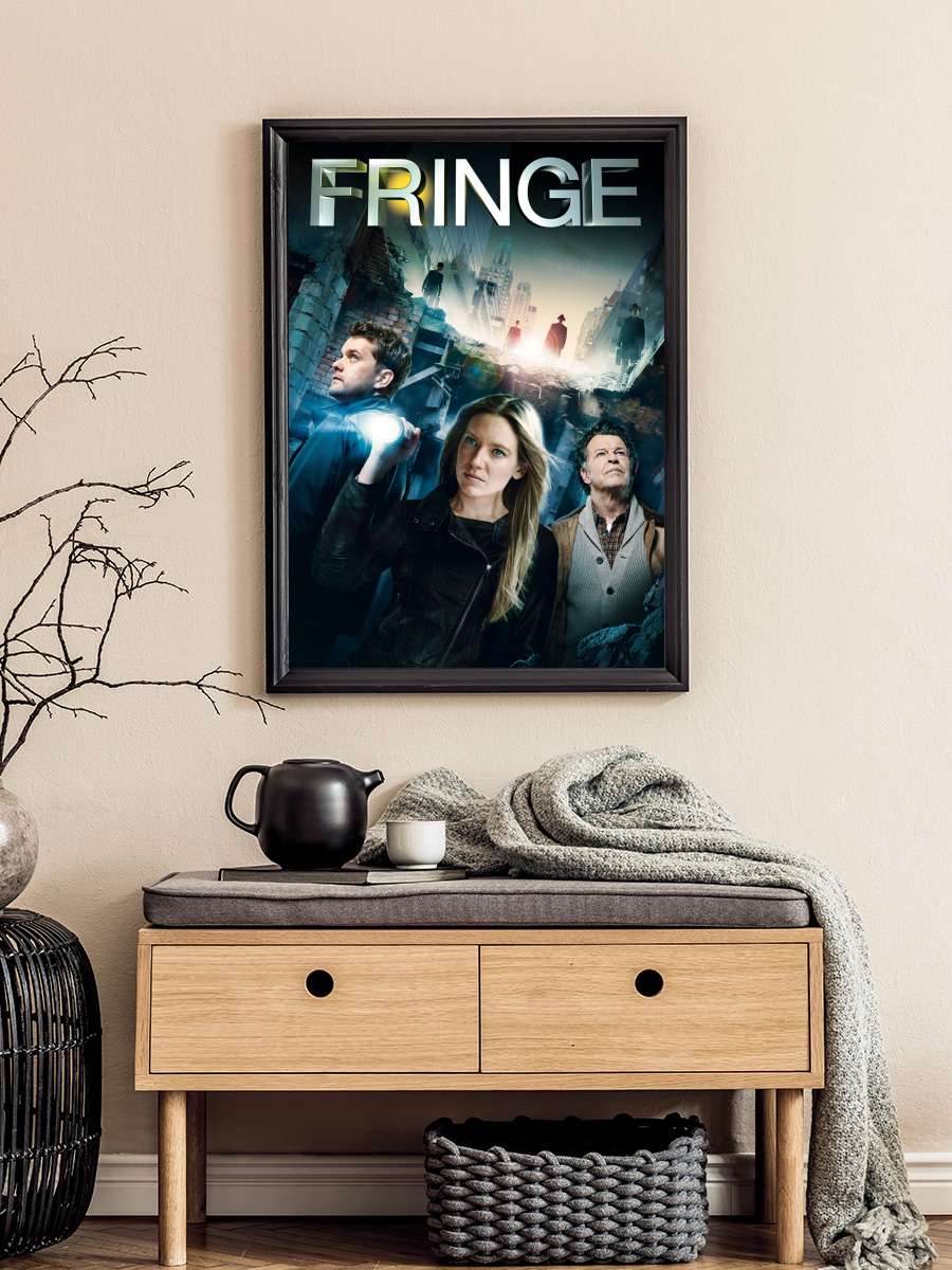 Fringe Dizi Tablo Siyah Çerçeveli Dizi Poster Duvar Tablo