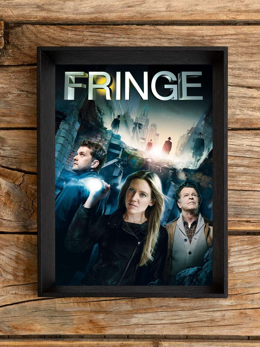 Fringe Dizi Tablo Siyah Çerçeveli Dizi Poster Duvar Tablo