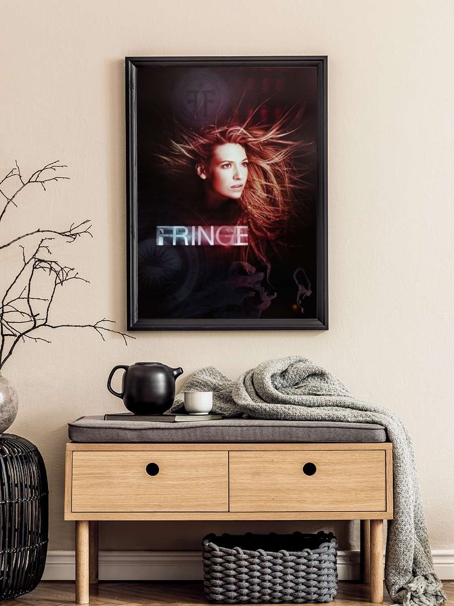 Fringe Dizi Tablo Siyah Çerçeveli Dizi Poster Duvar Tablo