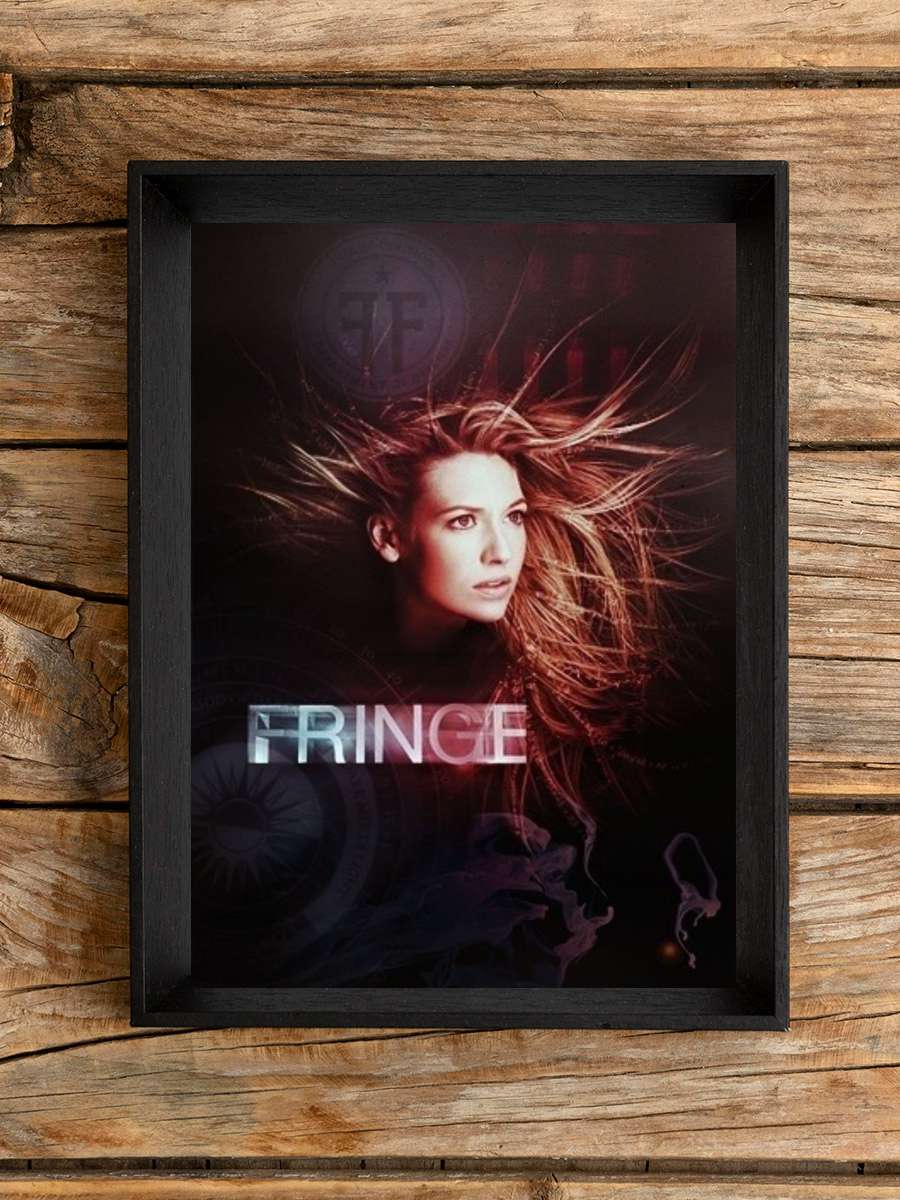 Fringe Dizi Tablo Siyah Çerçeveli Dizi Poster Duvar Tablo