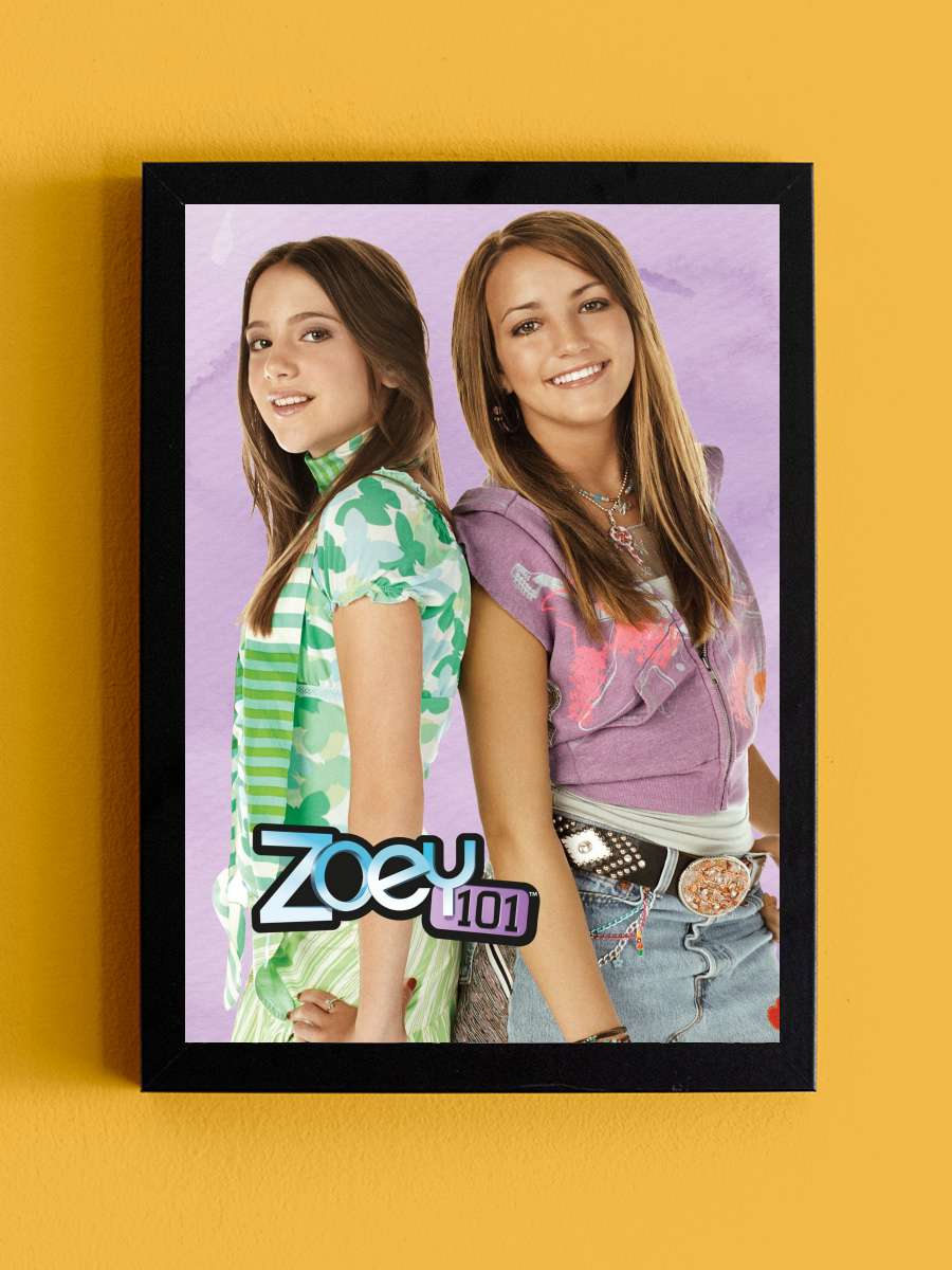 Zoey 101 Dizi Tablo Siyah Çerçeveli Dizi Poster Duvar Tablo