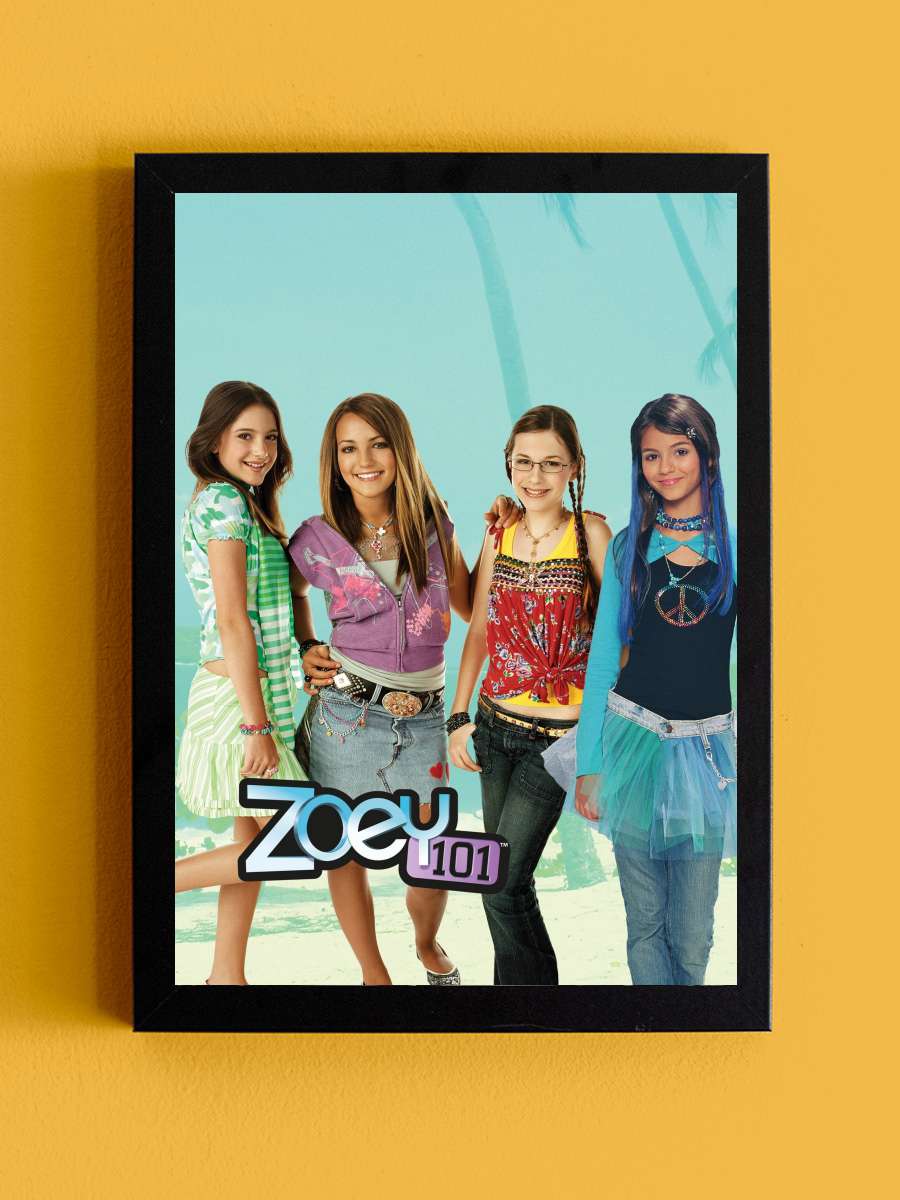 Zoey 101 Dizi Tablo Siyah Çerçeveli Dizi Poster Duvar Tablo