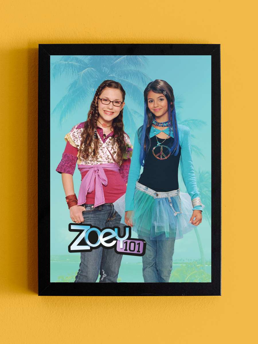 Zoey 101 Dizi Tablo Siyah Çerçeveli Dizi Poster Duvar Tablo